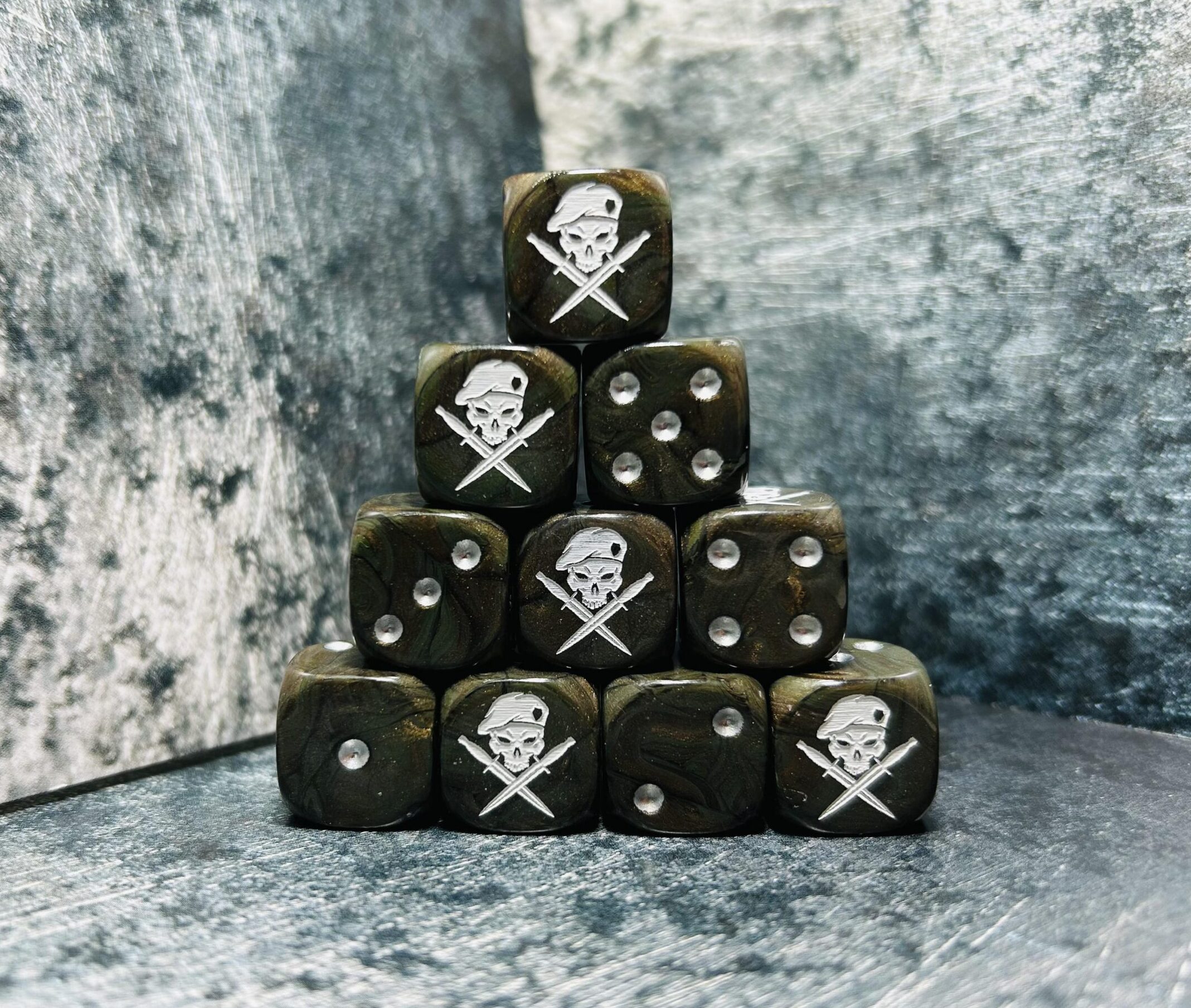 Death Commando 16mm Dice Set