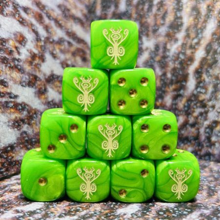 Tree Elves 16mm Dice Set