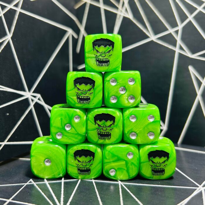 Hulk 16mm Dice Set