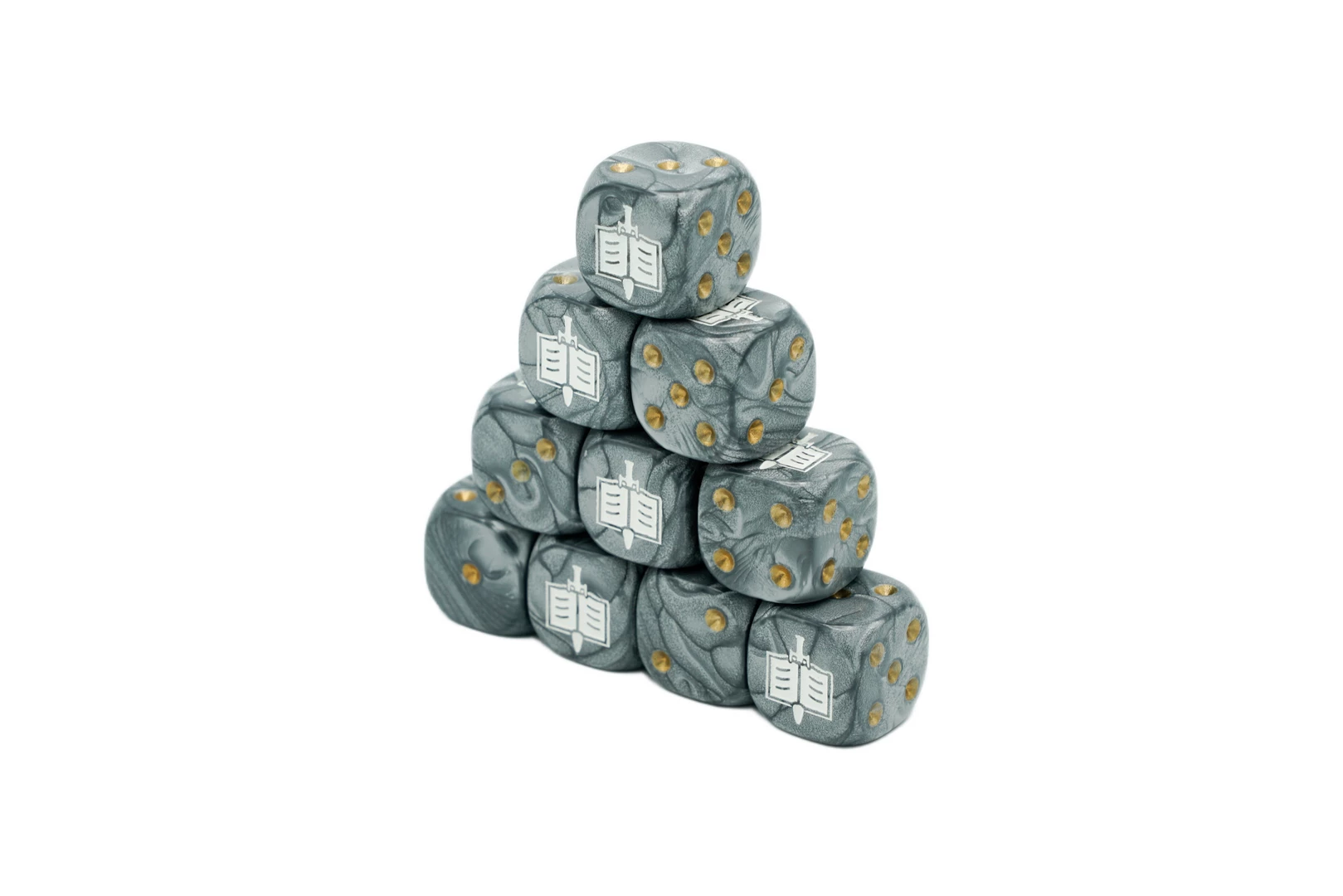 Grey Paladins 16mm Dice Set - Image 3