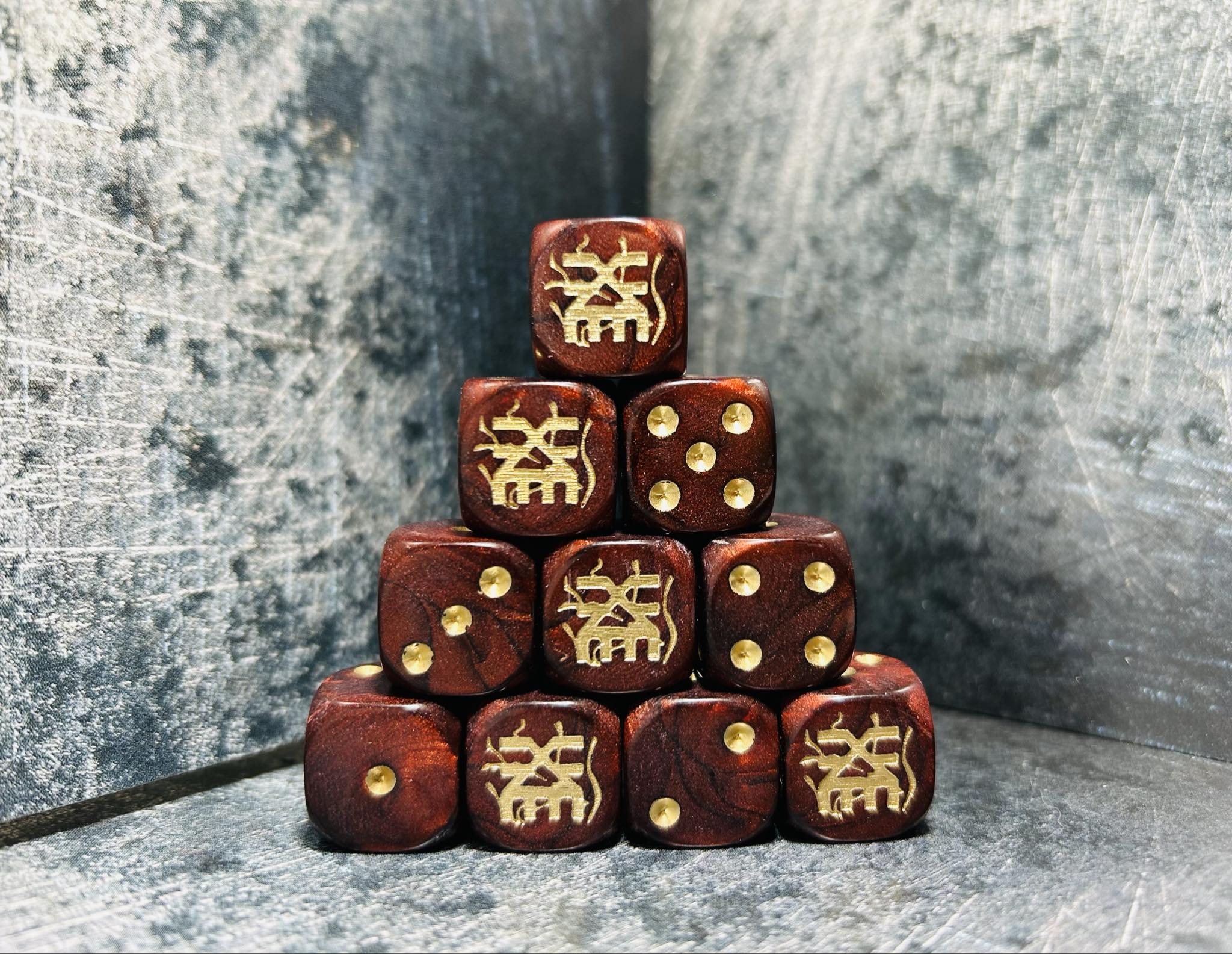 God of Blood 16mm Dice Set