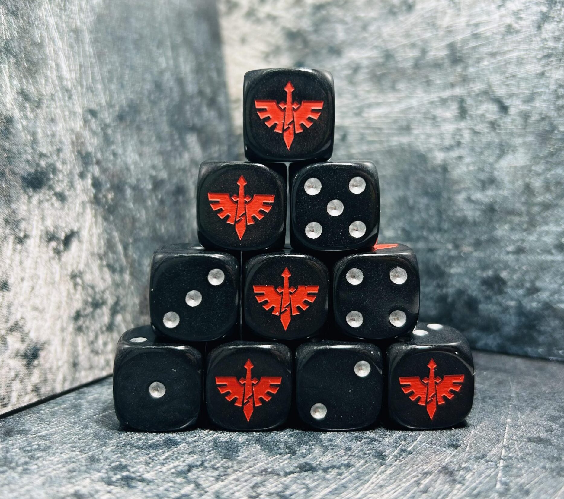 Deathwing 16mm Dice Set