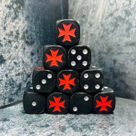 Black Templars 16mm dice