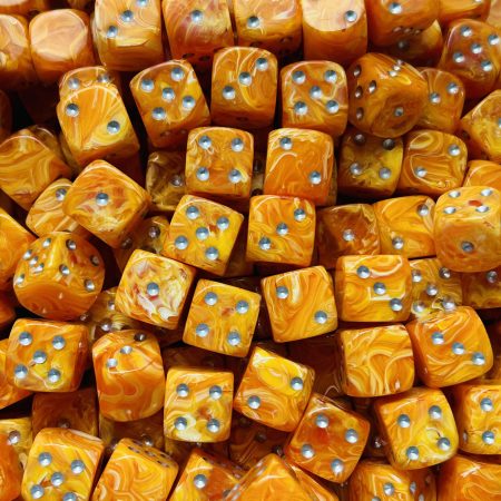 Orange & White