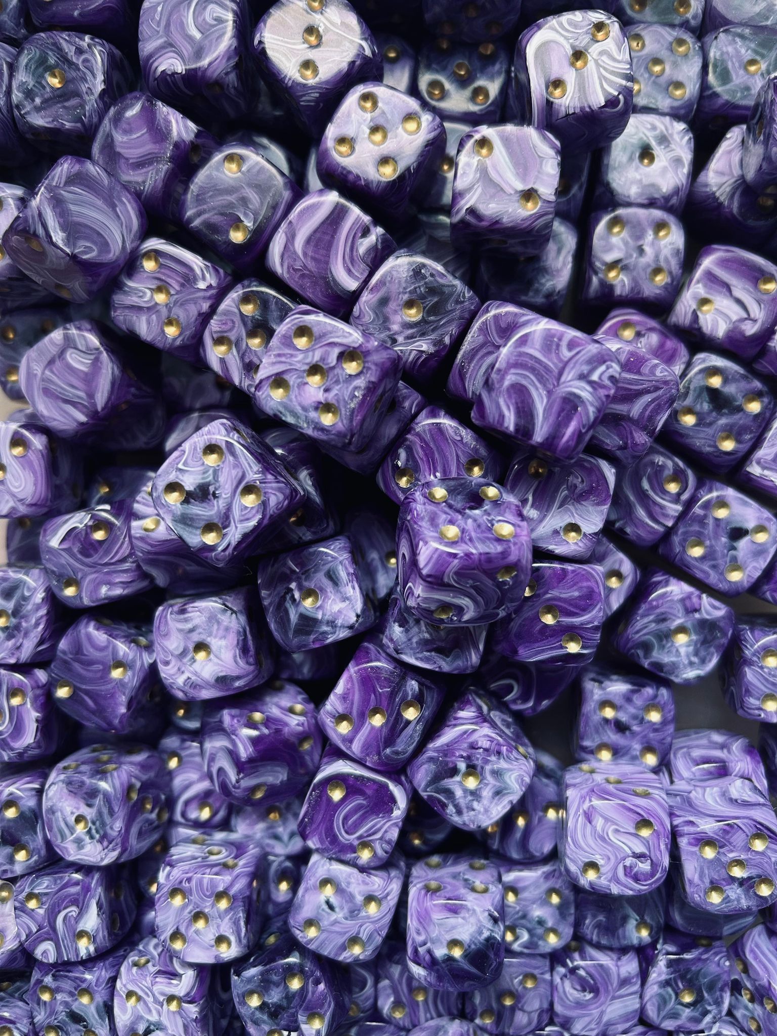 Purple & White