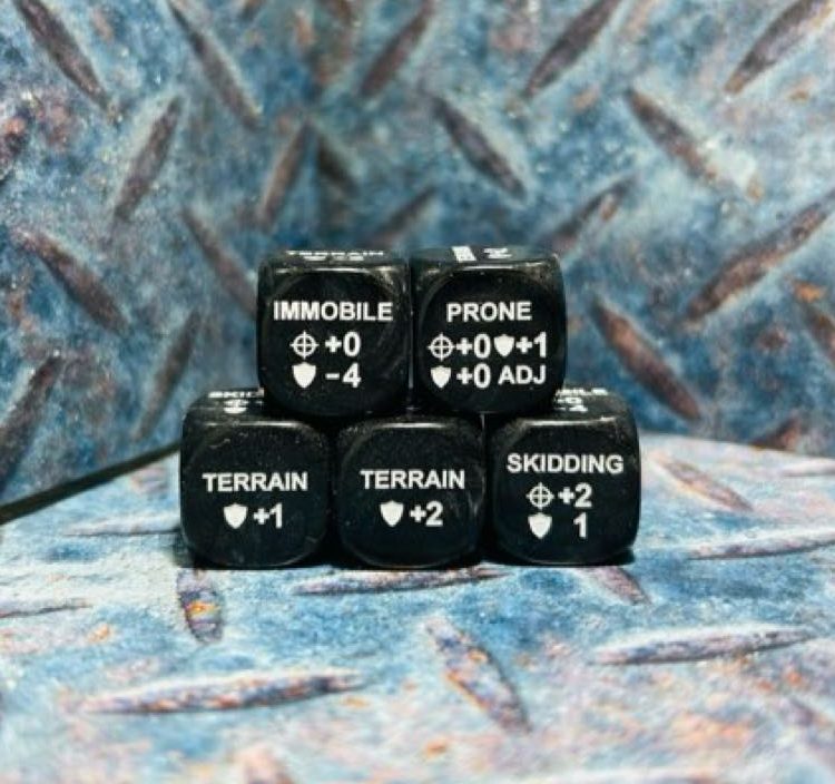 Battletech Terrain 16mm Dice