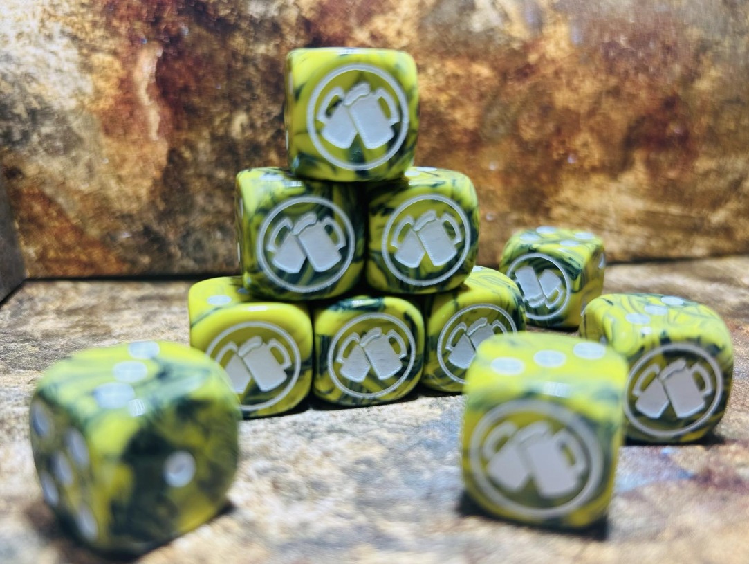 Beer chugger 16mm Dice Set - Image 2