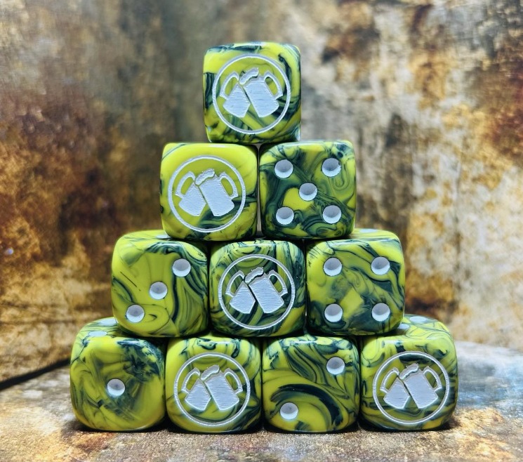 Beer chugger 16mm Dice Set