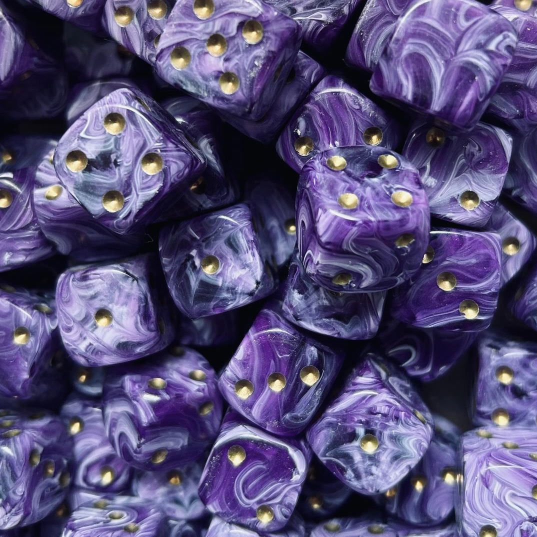 Purple & White